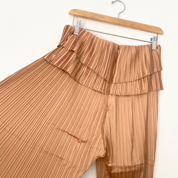 Andrea Iyamah Linea pants in toffee - Picture 9 of 11